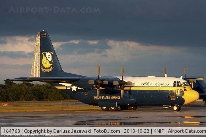 164763, 1992 Lockheed C-130T Hercules C/N 382-5258, C-130T Hercules 164763 Fat Albert from Blue Angels Demo Team NAS Pensacola, FL
