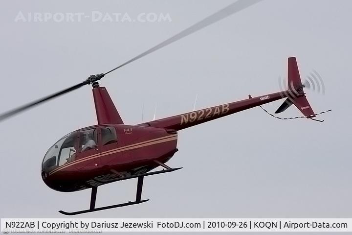 N922AB, 2001 Robinson R44 C/N 1083, Robinson R44 Raven C/N 1083, N922AB