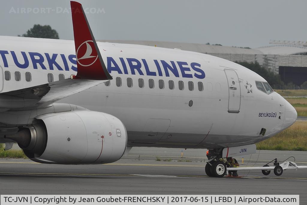 TC-JVN, 2016 Boeing 737-8F2 C/N 60018, Turkish Airlines departure to Istanbul