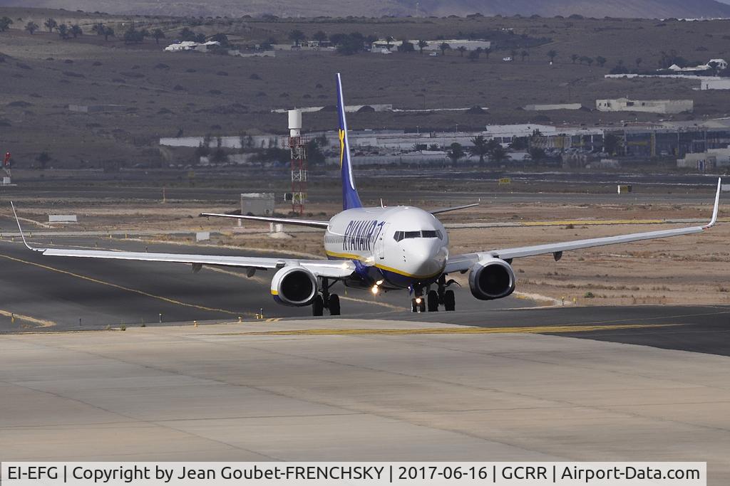 EI-EFG, 2009 Boeing 737-8AS C/N 35014, FR2001 to Santiago (SCQ)