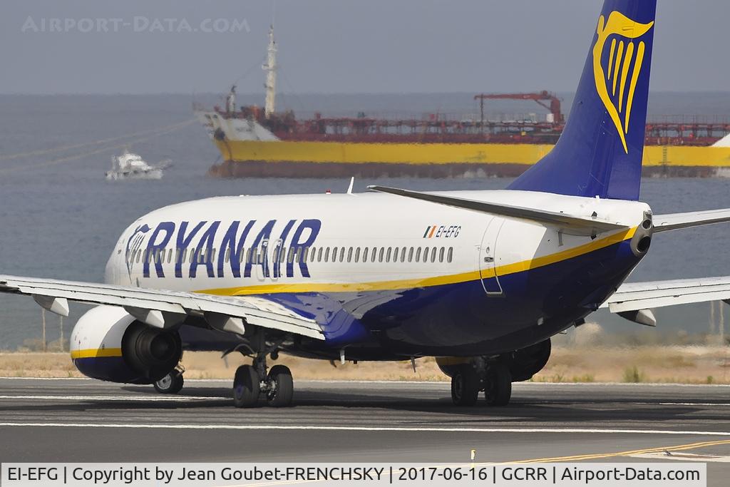 EI-EFG, 2009 Boeing 737-8AS C/N 35014, FR2001 departure to Santiago (SCQ)