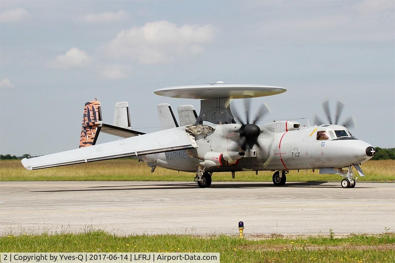 2, Grumman E-2C Hawkeye 2000 (G-123) C/N FR-2, Grumman E-2C Hawkeye, On display, Landivisiau Naval Air Base (LFRJ) Tiger Meet 2017