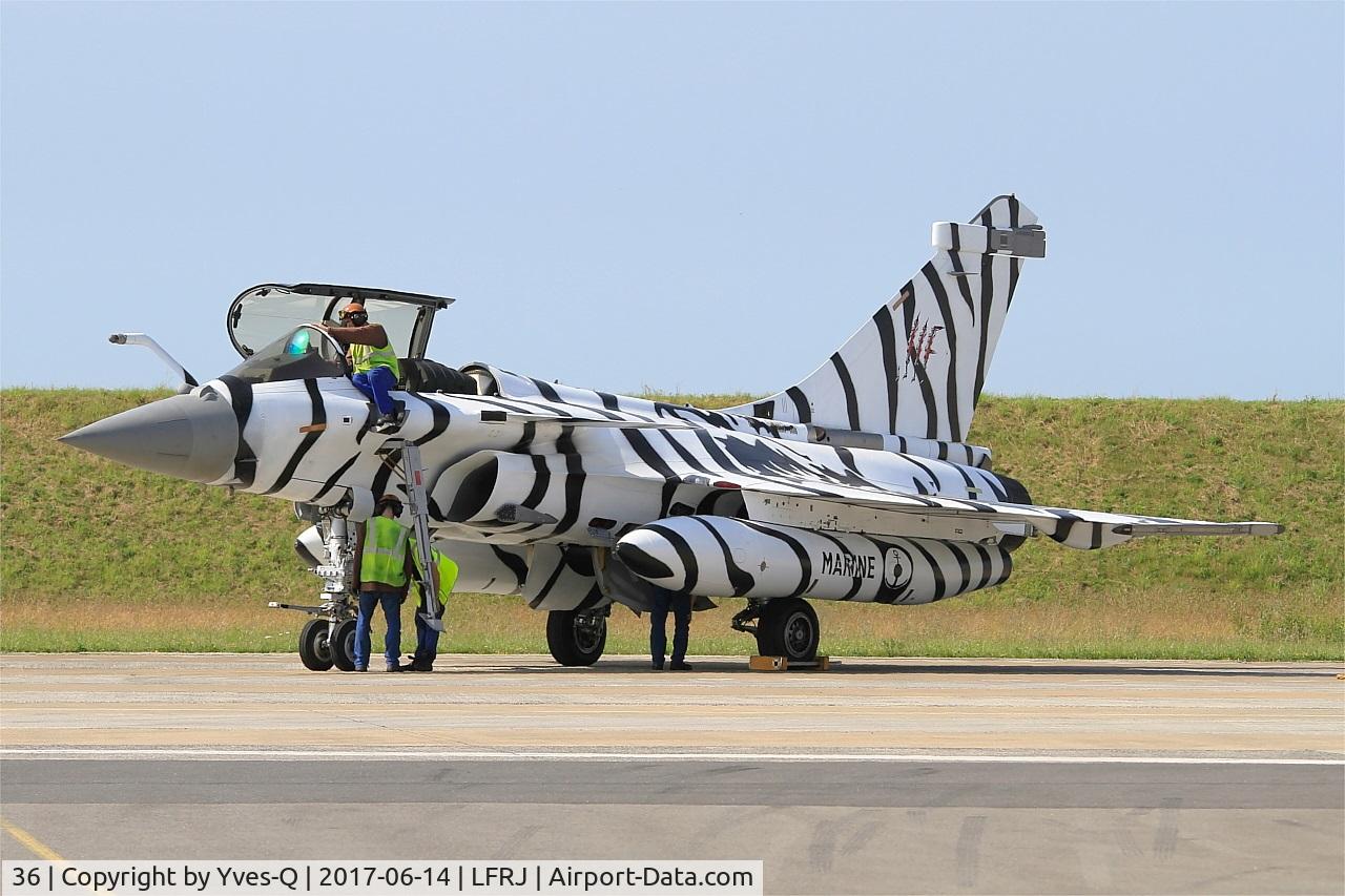 36, Dassault Rafale M C/N 36, Dassault Rafale M, Flight line, Landivisiau Naval Air Base (LFRJ) Tiger Meet 2017