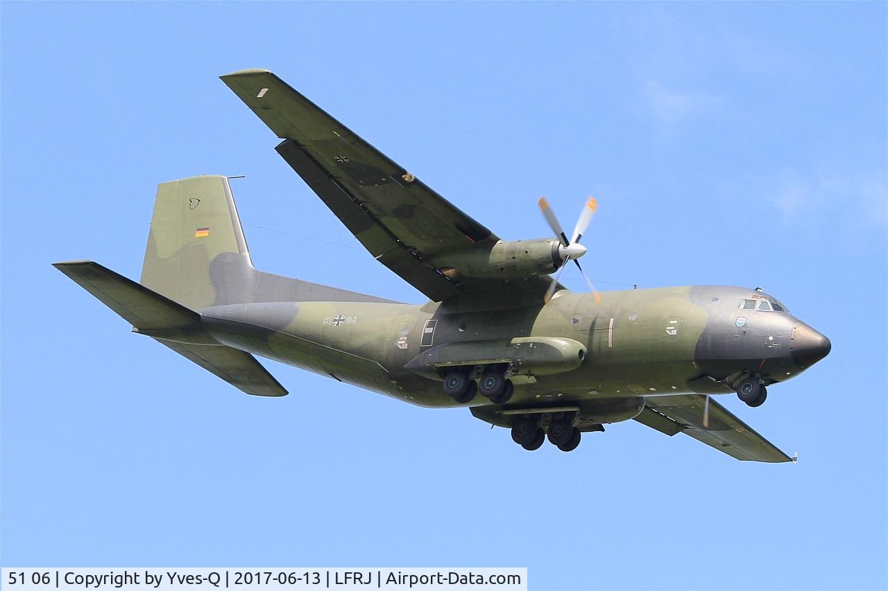 51 06, 1971 Transall C-160D C/N D-143, Transall C-160D, On final rwy 08, Landivisiau Naval Air Base (LFRJ) Tiger Meet 2017