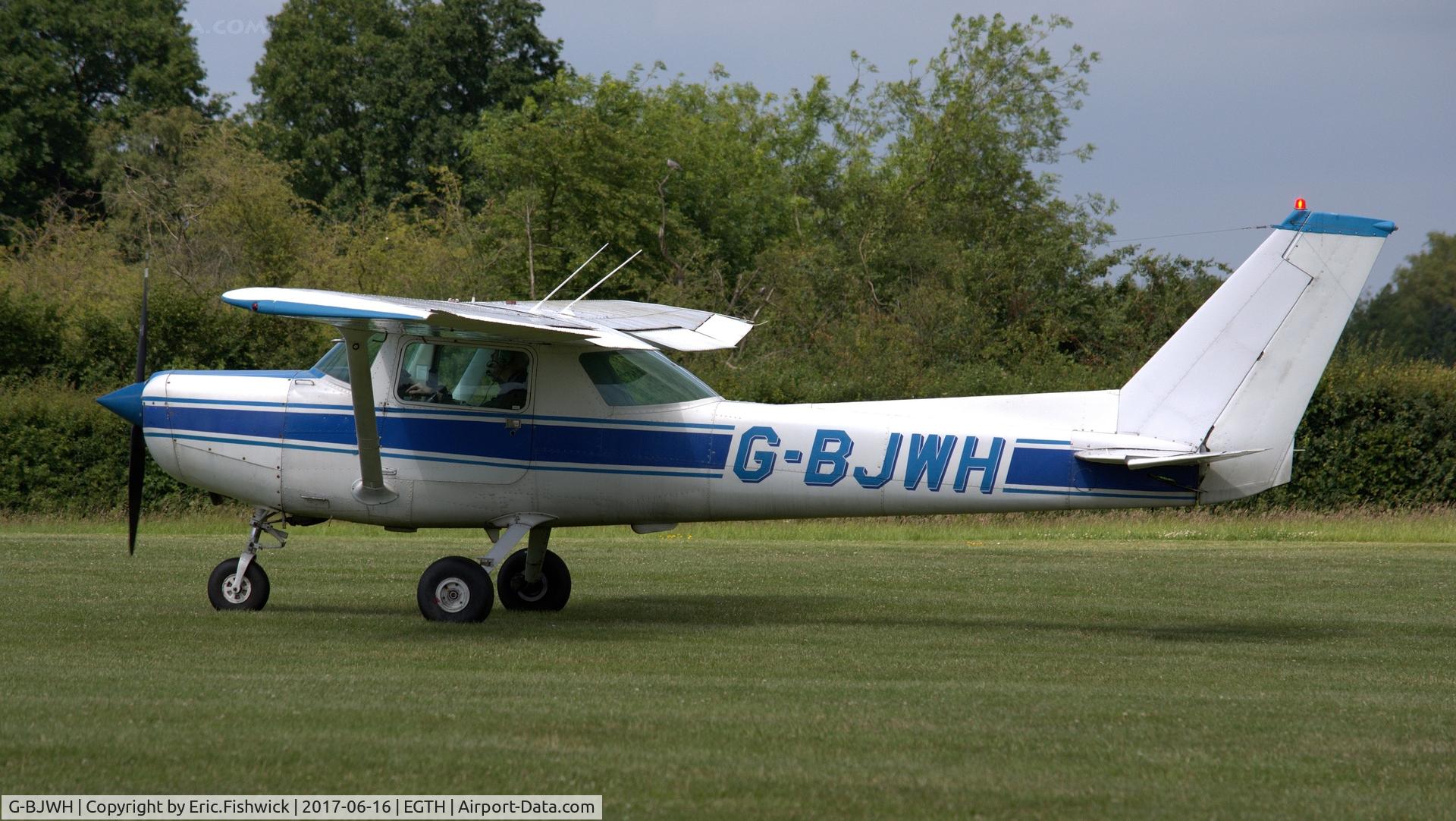 G-BJWH, 1982 Reims F152 C/N 1919, 1. G-BJWH visiting The Shuttleworth Collection, Biggleswade, June, 2017.