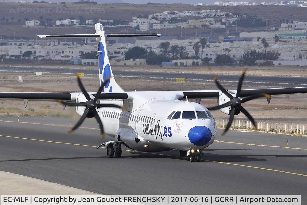 EC-MLF, 1998 ATR 72-500 C/N 570, CanaryFly PM550 to Tenerife (TFN)