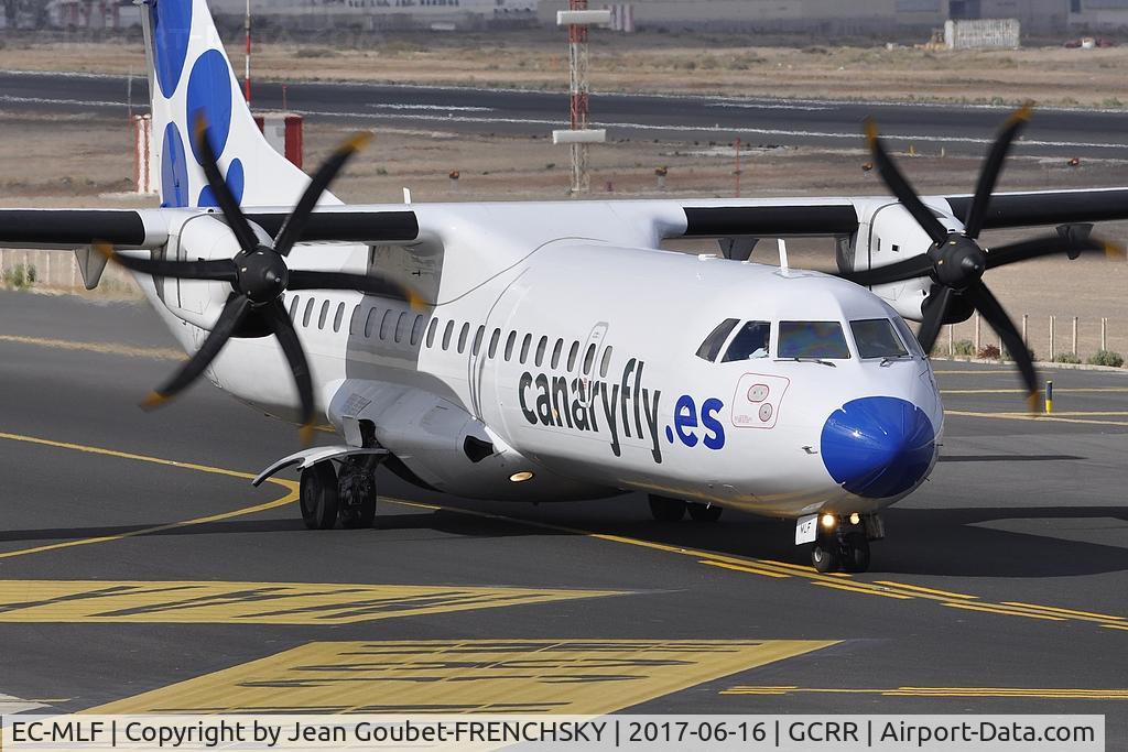EC-MLF, 1998 ATR 72-500 C/N 570, CanaryFly PM550 to Tenerife (TFN)