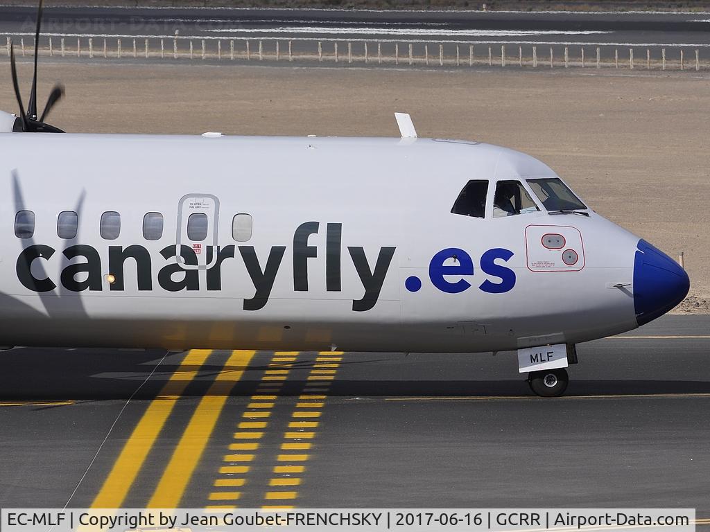 EC-MLF, 1998 ATR 72-500 C/N 570, CanaryFly PM550 to Tenerife (TFN)