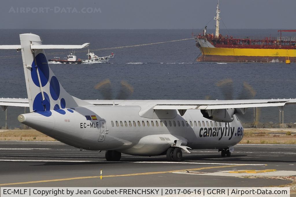EC-MLF, 1998 ATR 72-500 C/N 570, CanaryFly PM550 to Tenerife (TFN)