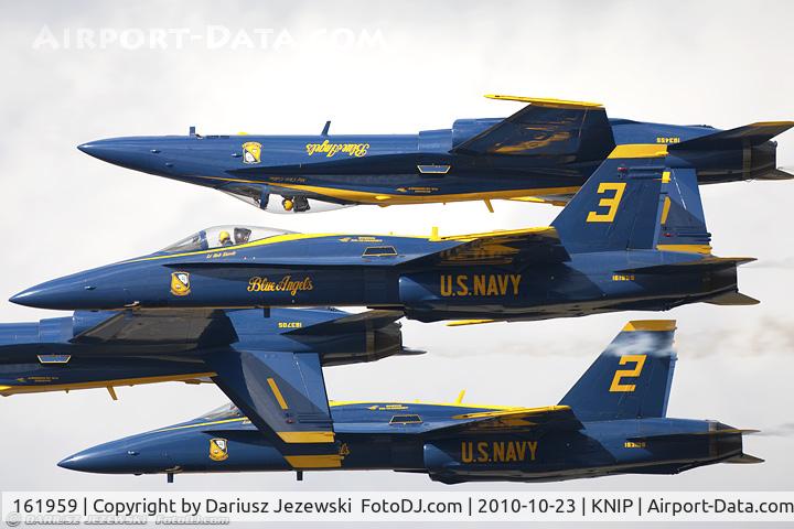 161959, McDonnell Douglas F/A-18A Hornet C/N 0170/A133, 161959 (Blue Angel 3), McDonnell Douglas F/A-18A Hornet, c/n: 0170/A133