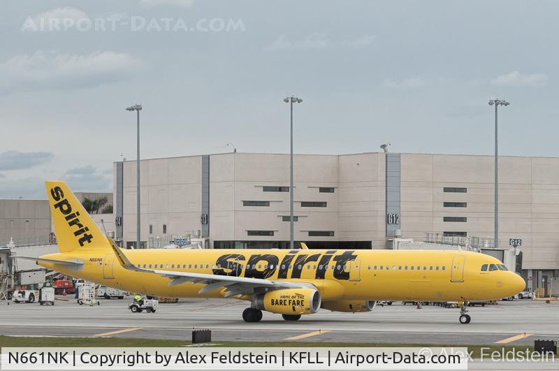 N661NK, 2015 Airbus A321-231 C/N 6867, Ft. Lauderdale