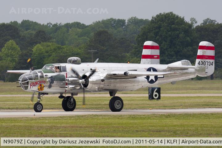 N9079Z, 1944 North American TB-25N Mitchell C/N 108-34009, North American TB-25N Mitchell Panchito CN 44-30734, N9079Z