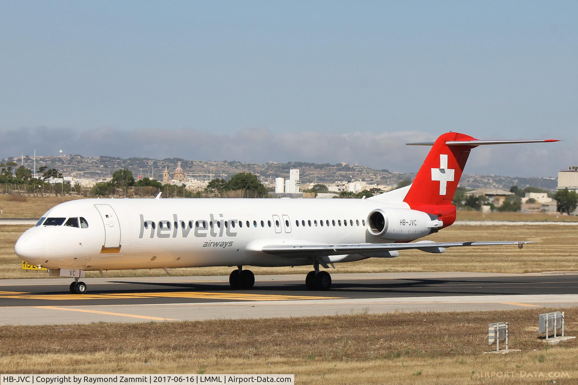 HB-JVC, 1994 Fokker 100 (F-28-0100) C/N 11501, Fokker 100 HB-JVC Swiss