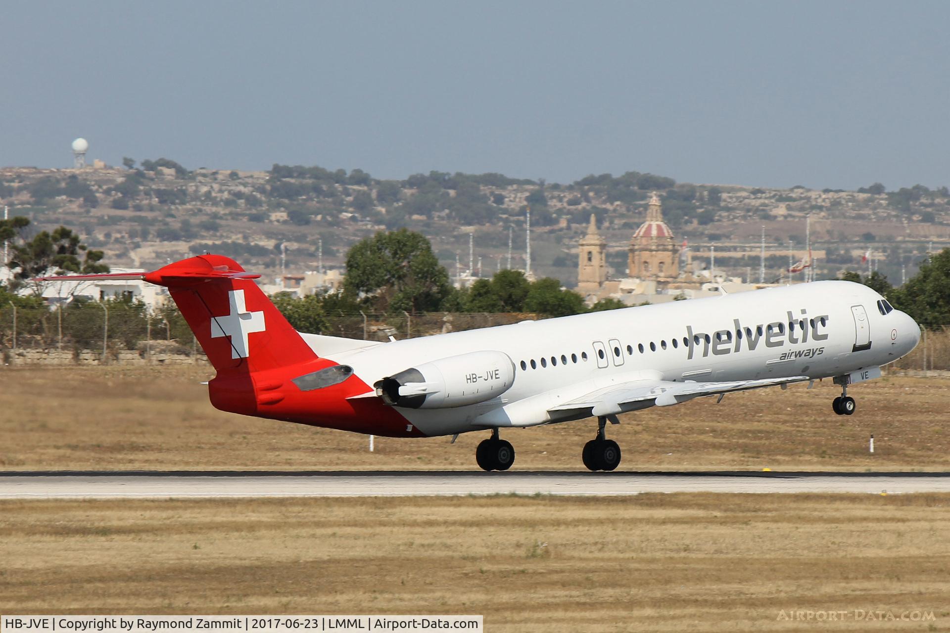 HB-JVE, 1993 Fokker 100 (F-28-0100) C/N 11459, Fokker 100 HB-JVE Swiss