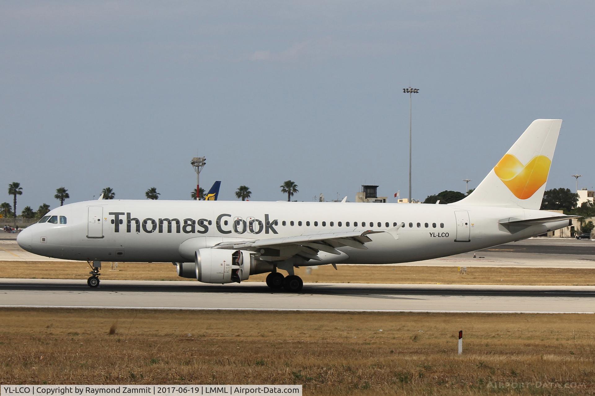 YL-LCO, 2002 Airbus A320-214 C/N 1873, A320 YL-LCO Thomas Cook Airlines