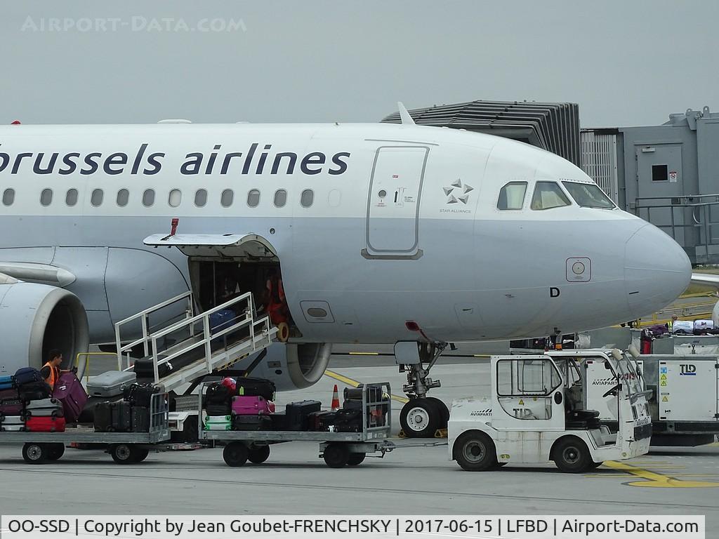 OO-SSD, 1999 Airbus A319-112 C/N 1102, Brussels Airlines SN3555