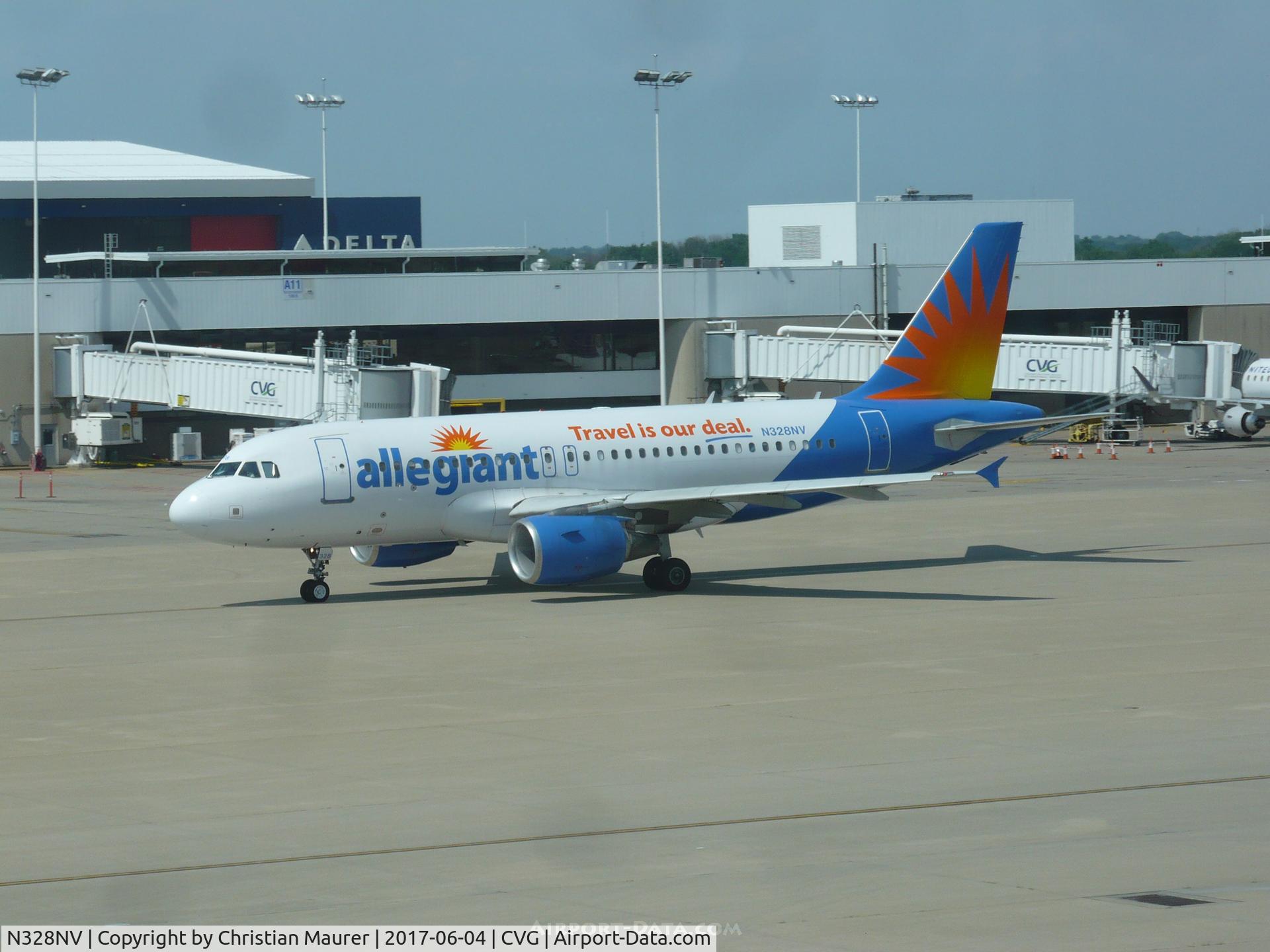 N328NV, 2006 Airbus A319-112 C/N 2821, Allegiant A319