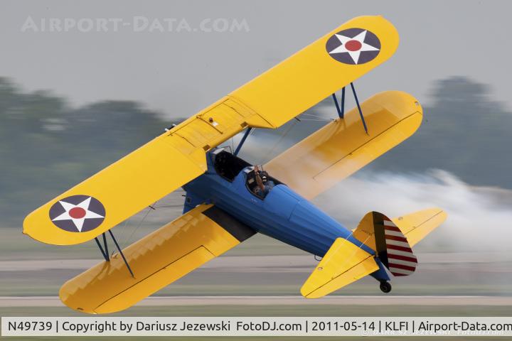 N49739, 1943 Boeing A75N1(PT17) C/N 75-4462, Boeing A-75N1 (PT-17) Stearman CN 75-4462 - John Mohr , N49739