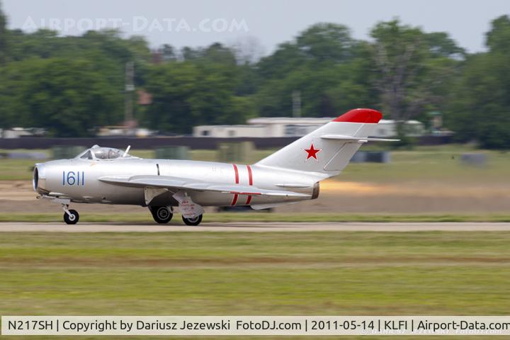 N217SH, 1959 PZL-Mielec Lim-5 (MiG-17F) C/N 1C1611, PZL Mielec Lim-5 (MiG-17F) CN 1C1611, N217SH