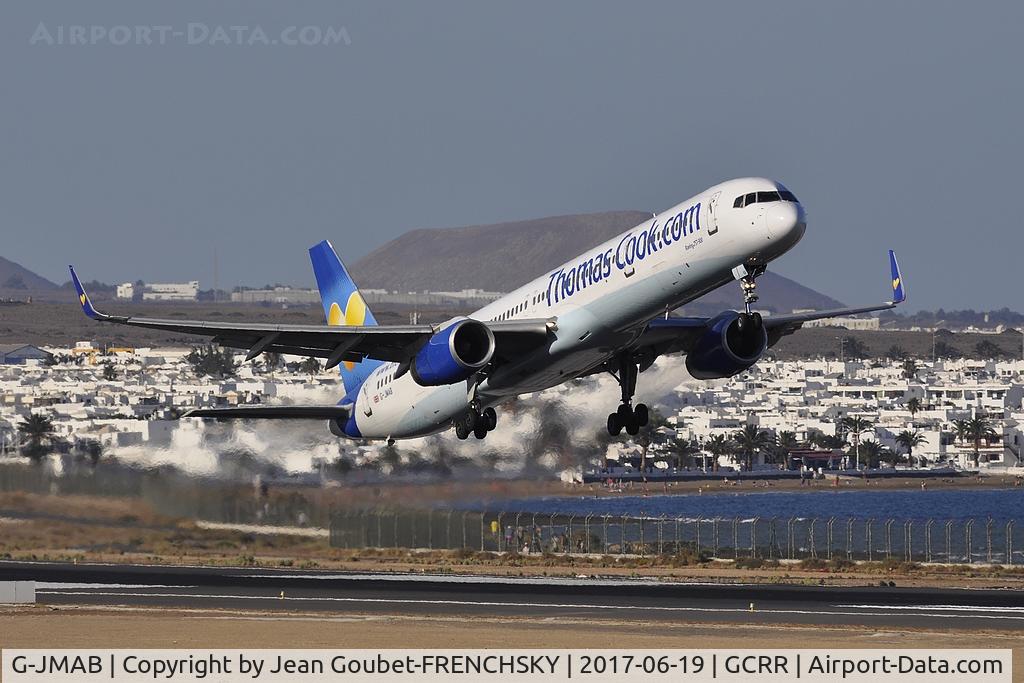 G-JMAB, 2001 Boeing 757-3CQ C/N 32242, Thomas Cook Airlines MT1003 take off to London Gatwick