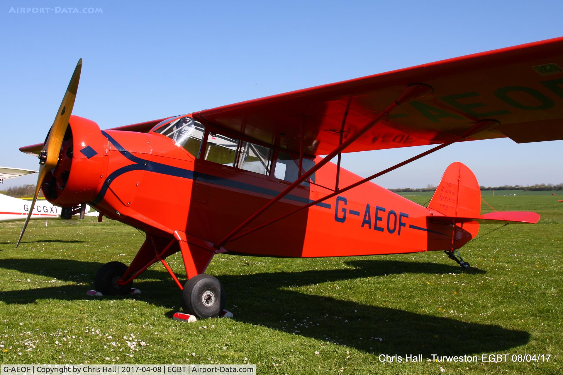 G-AEOF, 1936 Rearwin 8500 Sportster C/N 462, at The Beagle Pup 50th anniversary celebration fly in