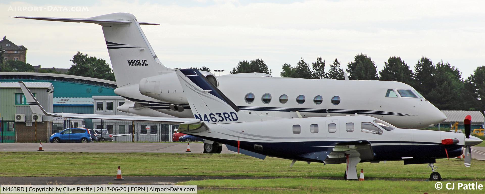 N463RD, 2008 Socata TBM-700 C/N 463, Visiting Dundee