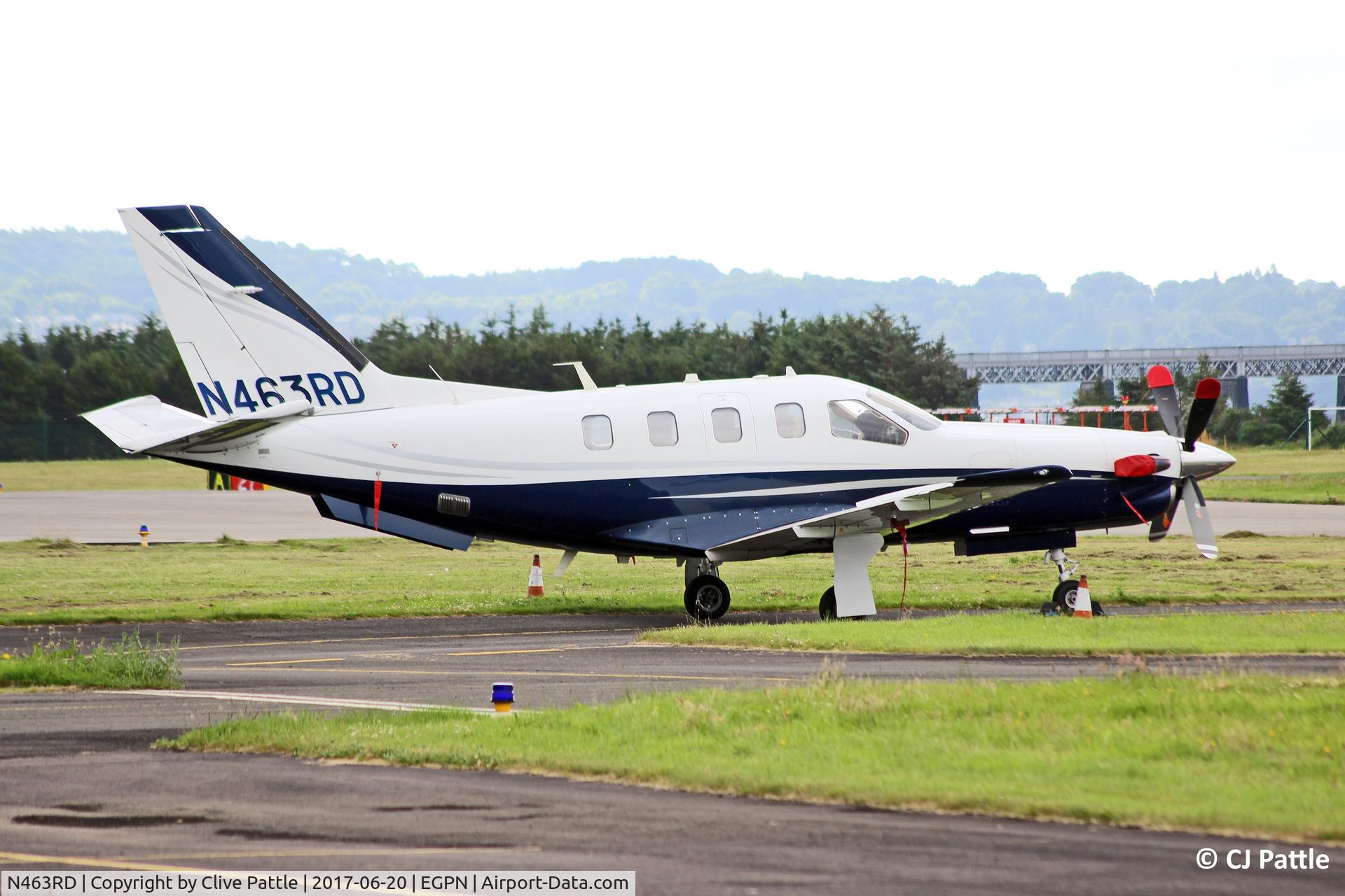N463RD, 2008 Socata TBM-700 C/N 463, Visiting Dundee