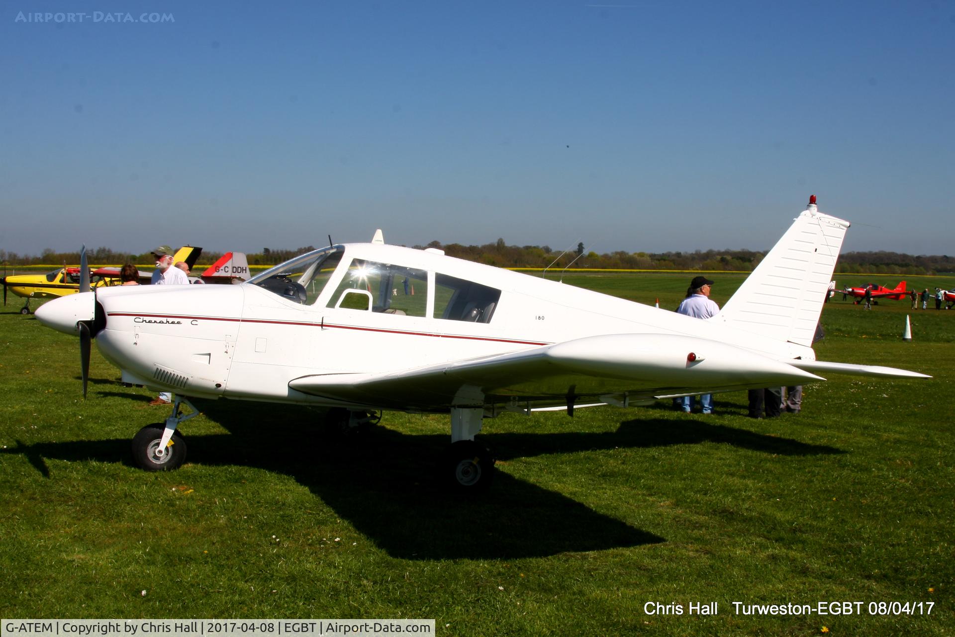 G-ATEM, 1964 Piper PA-28-180 Cherokee C/N 28-2329, at The Beagle Pup 50th anniversary celebration fly in
