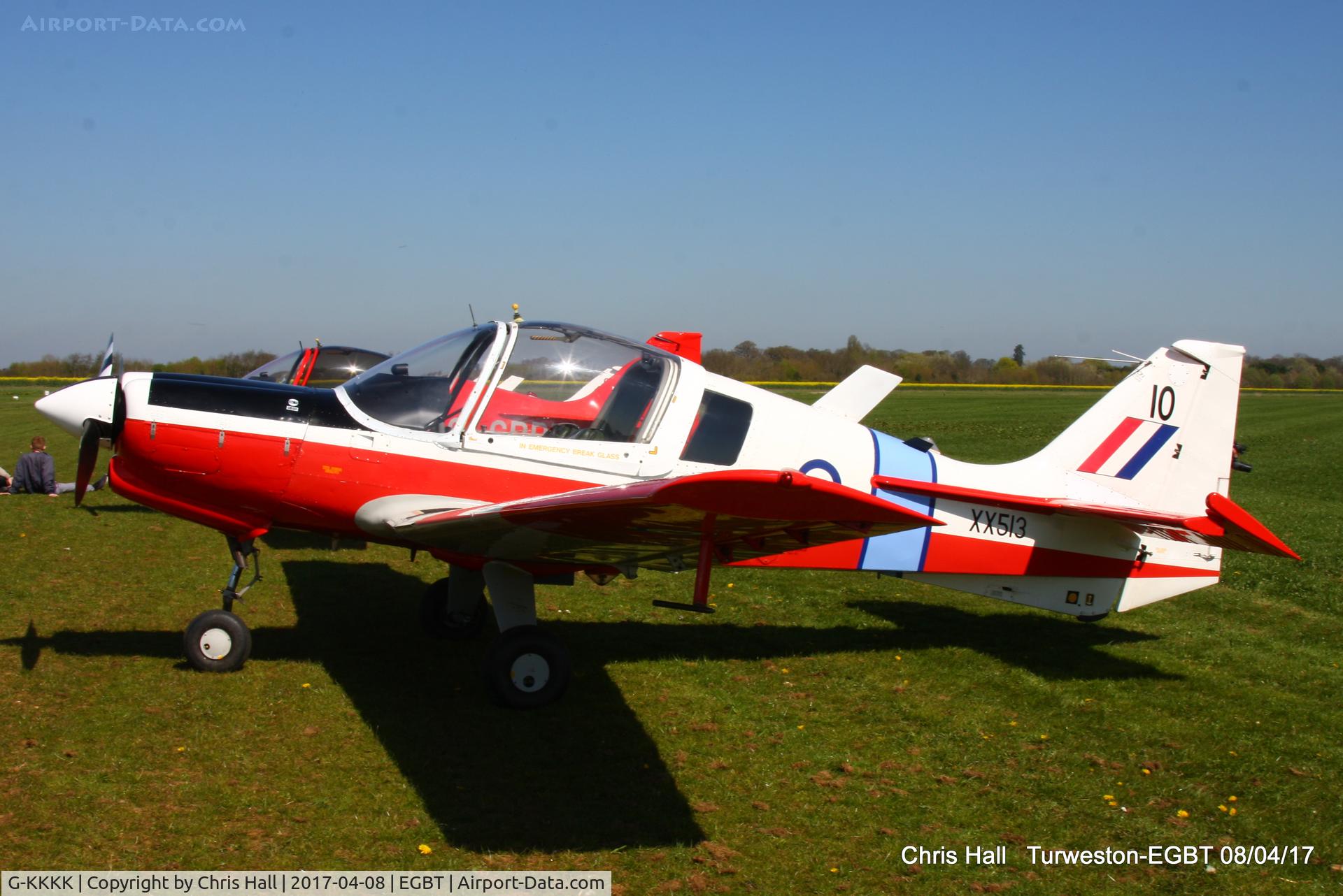 G-KKKK, 1973 Scottish Aviation Bulldog T.1 C/N BH120/199, at The Beagle Pup 50th anniversary celebration fly in