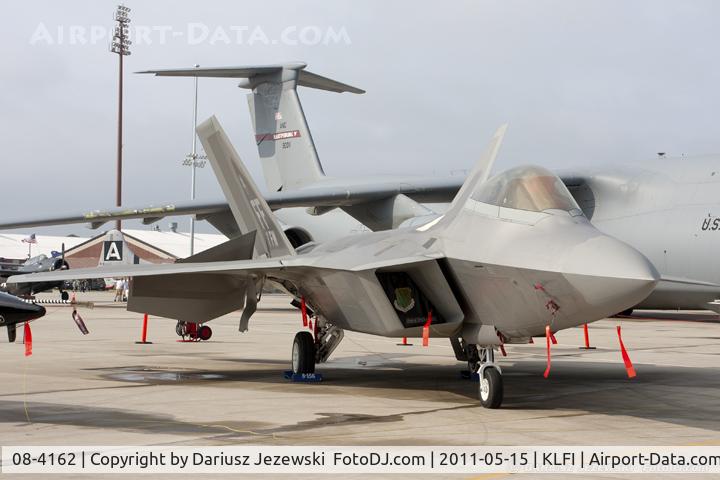 08-4162, Lockheed Martin F-22A Raptor C/N 4162, F-22 Raptor 08-4162 FF from 94th FS Hat in the Ring 1st FW Langley AFB, VA