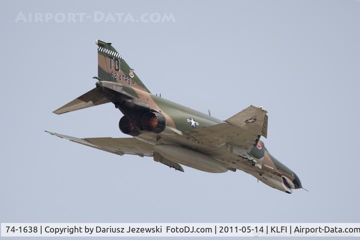 74-1638, 1974 McDonnell Douglas QF-4E Phantom II C/N 4874, QF-4E Phantom 74-1638 TD from 82nd ATRS 53rd WG Tyndall AFB, FL