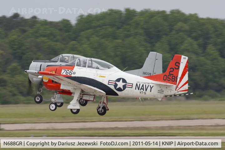 N688GR, 1958 North American T-28C Trojan Trojan C/N 226-158 (140581), Trojan Horsemen - North American T-28C Trojan  C/N 140581, N688GR