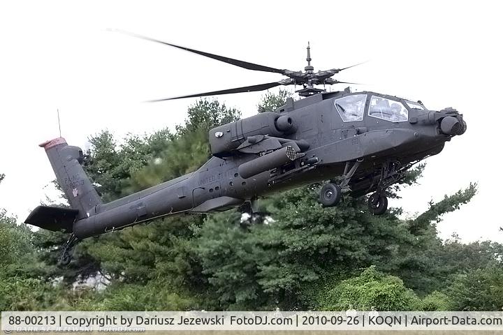 88-00213, 1988 McDonnell Douglas AH-64A Apache C/N PV543, AH-64A Apache 88-00213 from 1-104th AVN PA ARNG Ft. Indiantown Gap, PA