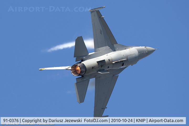 91-0376, 1991 General Dynamics F-16C Fighting Falcon C/N CC-74, F-16CJ Fighting Falcon 91-0376 SW from 77th FS Gamblers 20th FW Shaw AFB, SC