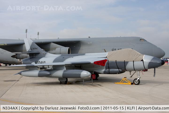 N334AX, Hawker Hunter F.58 C/N 41H-679904, Hawker Hunter Mk.58 CN 41H-679904, N334AX