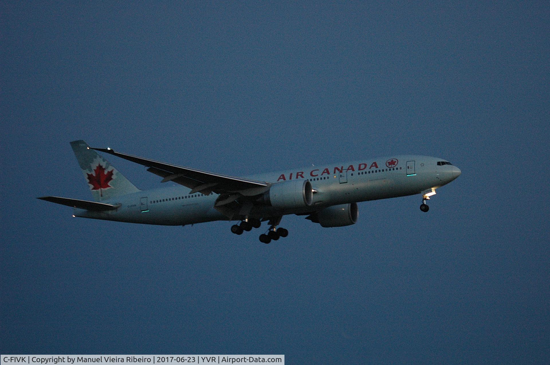 C-FIVK, 2008 Boeing 777-233/LR C/N 35245, Arrival from YYZ