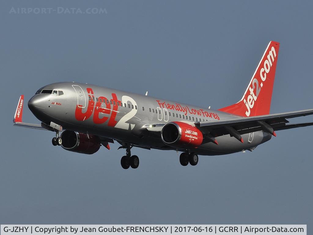 G-JZHY, 2017 Boeing 737-8MG C/N 63155, LS1401 from London Stansted