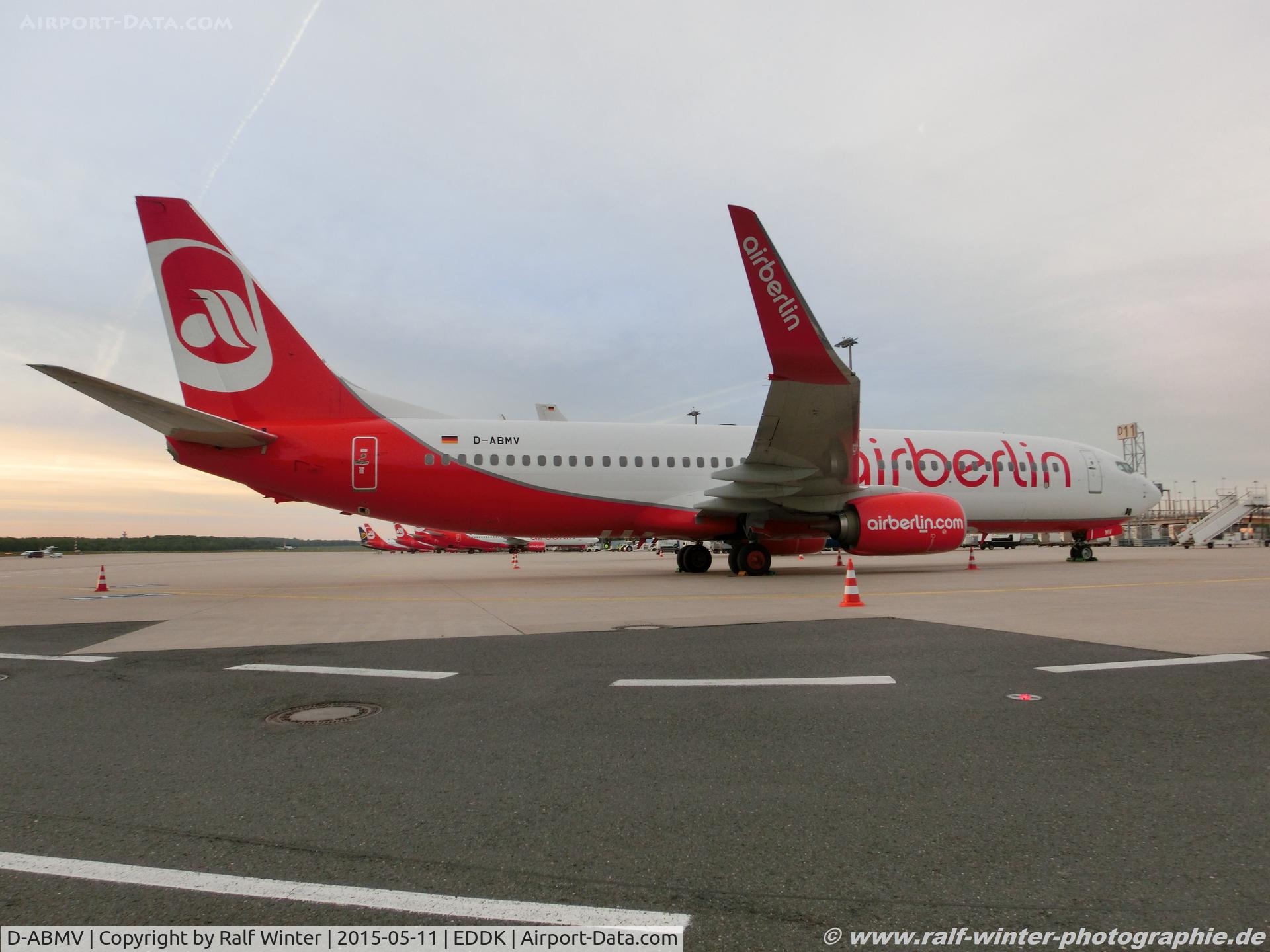 D-ABMV, 2013 Boeing 737-86J C/N 37785, Boeing 737-86J(W) - AB BER Air Berlin - 37785 - D-ABMV - 11.05.2015 - CGN