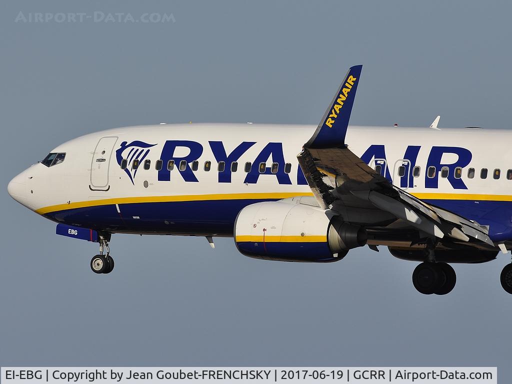 EI-EBG, 2009 Boeing 737-8AS C/N 37525, FR7224 landing from Dublin
