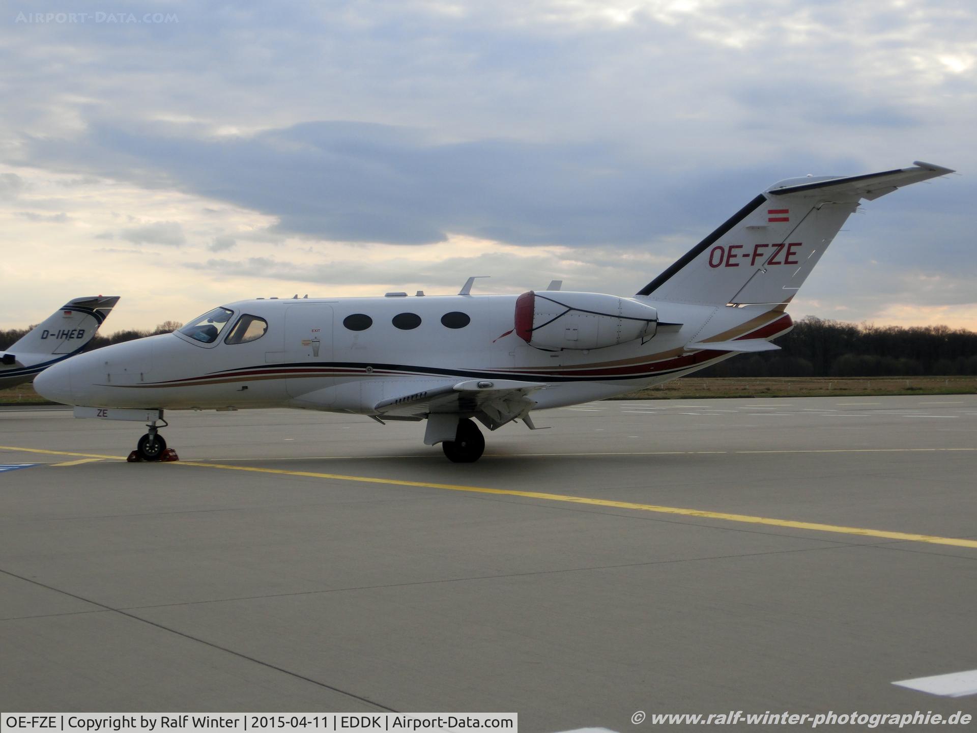 OE-FZE, 2009 Cessna 510 Citation Mustang Citation Mustang C/N 510-0217, Cessna 510 Citation Mustang - GAC GlobeAir AG - 510-0217 - OE-FZE - 11.04.2015 - CGN