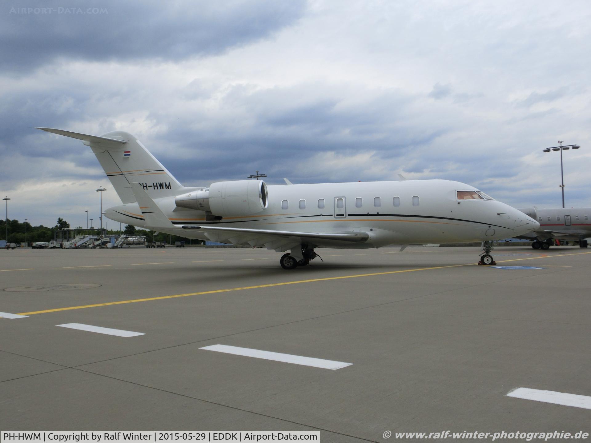 PH-HWM, 2013 Bombardier Challenger 605 (CL-600-2B16) C/N 5937, Bombardier CL-600-2B16 - Challenger 605 - ASL Group - 5937 - PH- HWM - 29.05.2015 - CGN