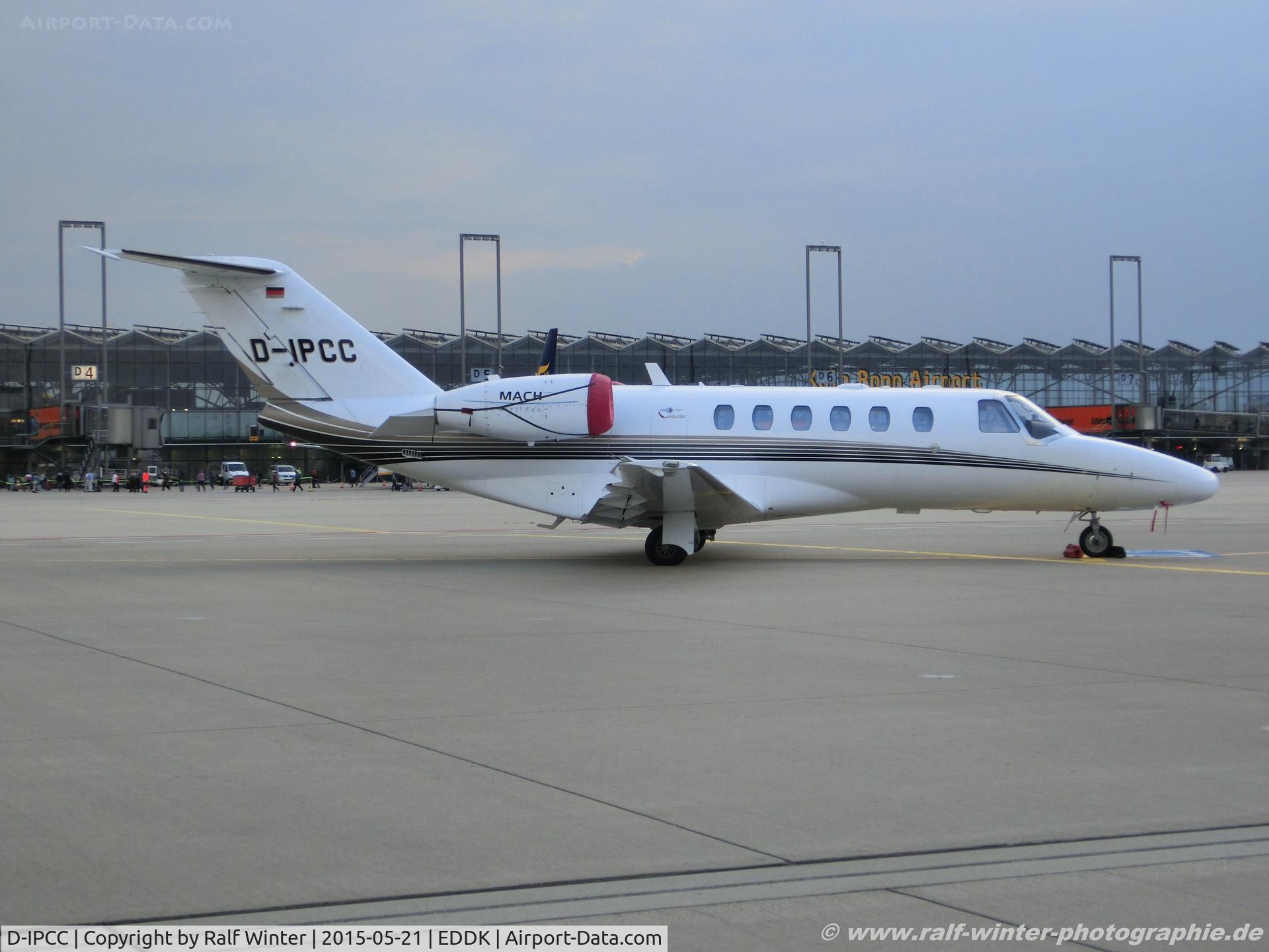 D-IPCC, 2012 Cessna 525A CitationJet CJ2+ C/N 525A-0487, Cessna 525A CitationJet CJ2+ - MACH Airlines - 525A0487 - D-IPCC - 21.05.2015 - CGN