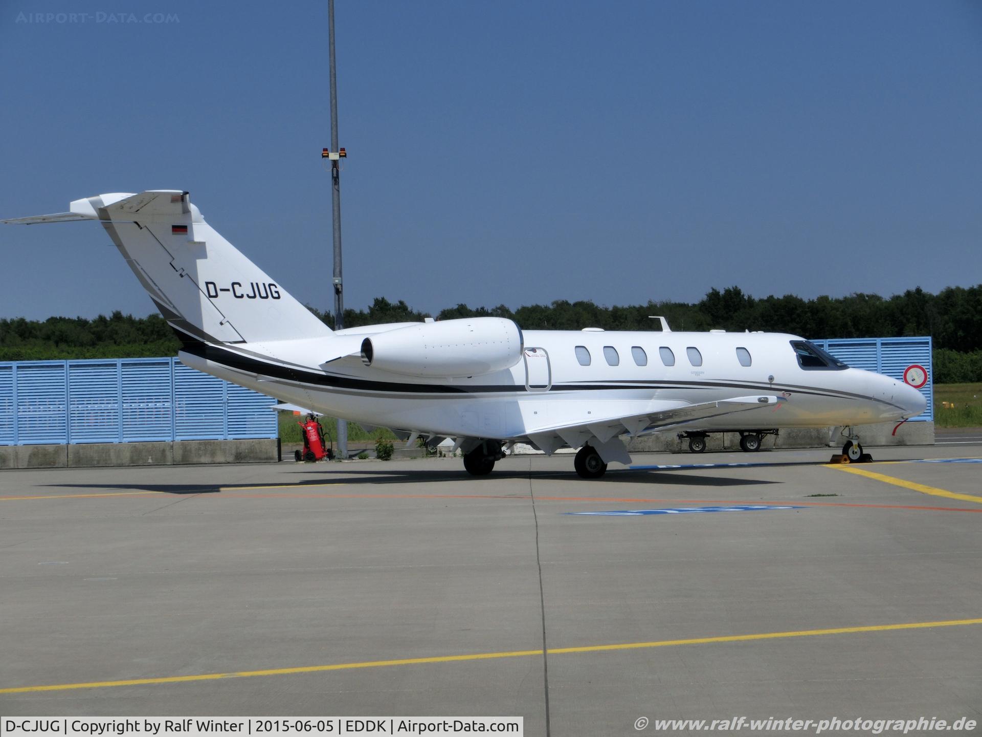D-CJUG, 2014 Cessna 525C CitationJet CJ4 C/N 525C-0161, Cessna 560XL Citation XLS+ - ATL Atlas Air Service AG - 560-6206 - D-CJUG - 05.06.2015 - CGN