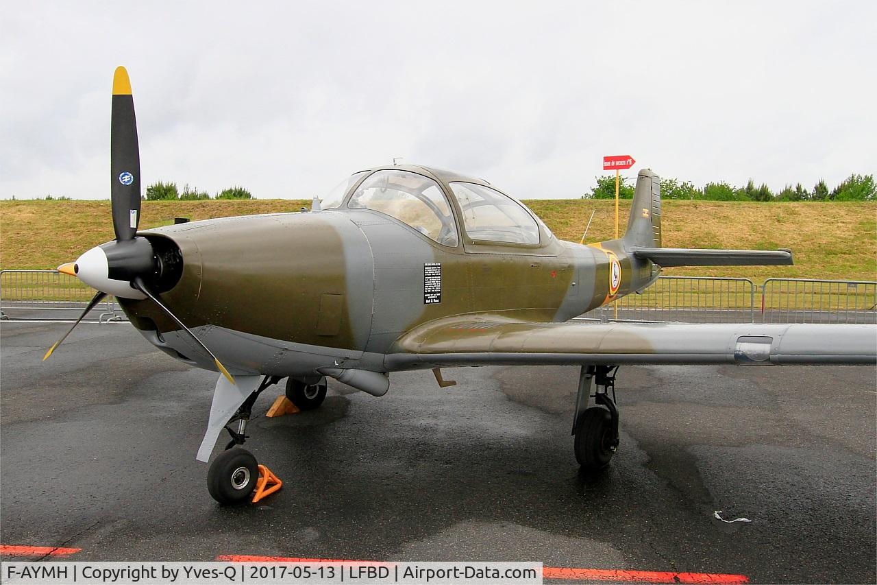 F-AYMH, 1958 Piaggio FWP-149D C/N 026, Piaggio FWP-149D, Static display, Bordeaux-Mérignac Air Base 106 (LFBD-BOD) Open day 2017
