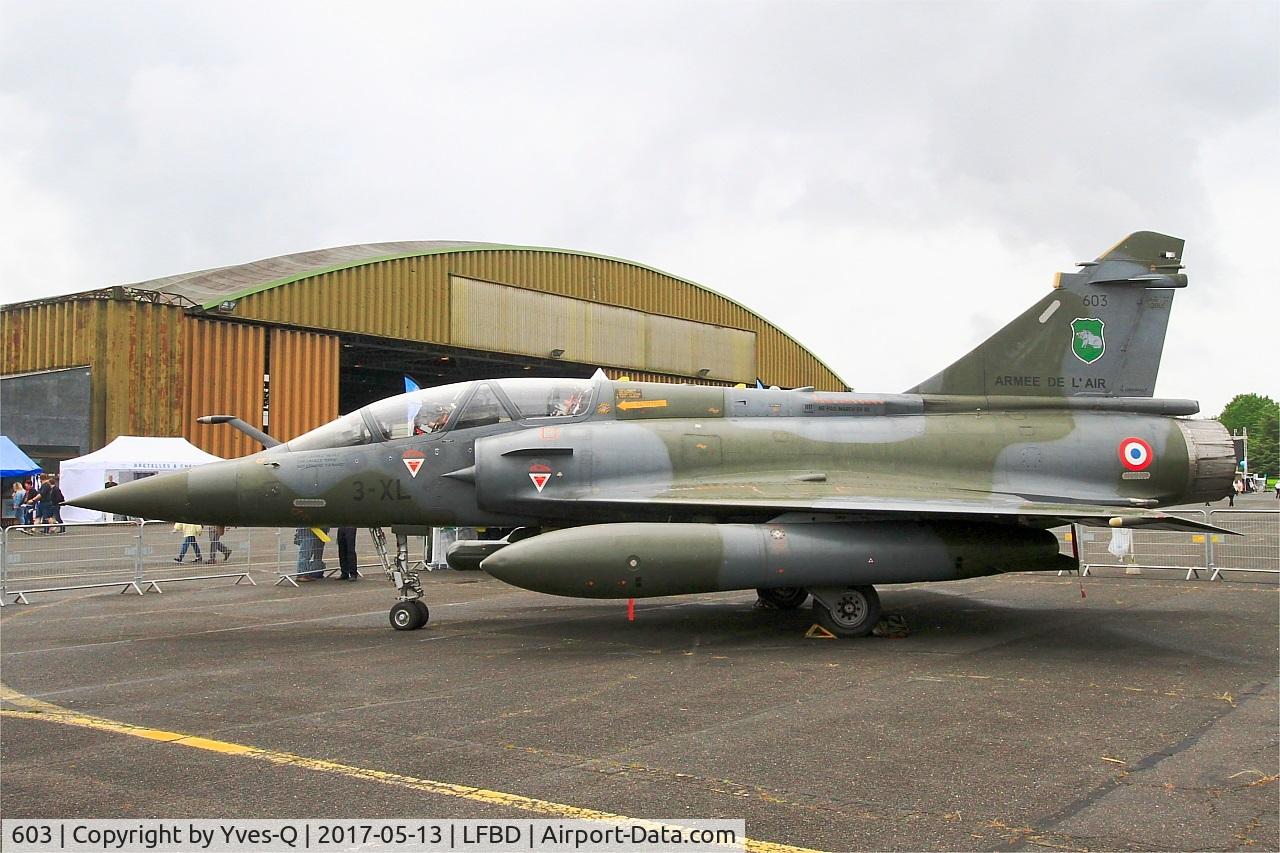603, Dassault Mirage 2000D C/N 394, Dassault Mirage 2000D, Static display, Bordeaux-Mérignac Air Base 106 (LFBD-BOD) Open day 2017