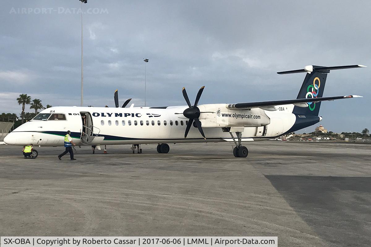 SX-OBA, 2009 De Havilland Canada DHC-8-402Q Dash 8 C/N 4267, Park 9