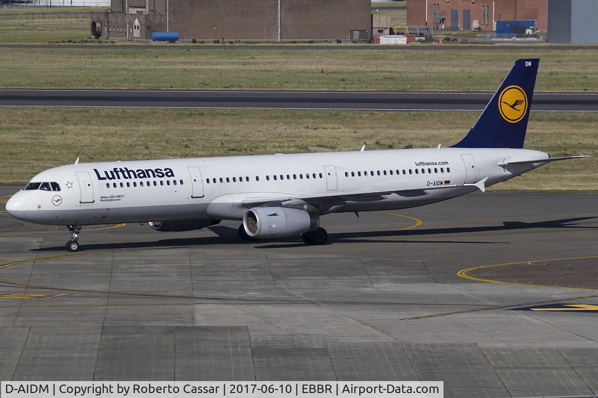 D-AIDM, 2011 Airbus A321-231 C/N 4916, Brussels