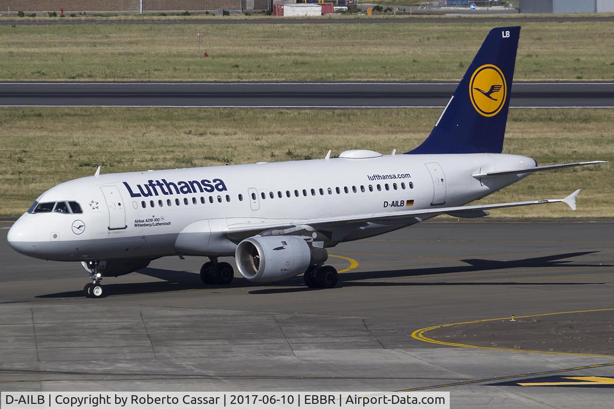 D-AILB, 1996 Airbus A319-114 C/N 610, Brussels