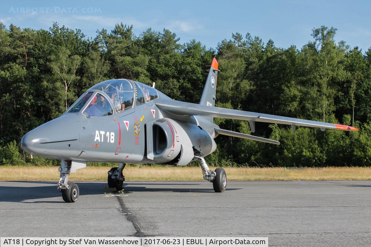 AT18, Dassault-Dornier Alpha Jet 1B C/N B18/1067, Ursel Avia 2017