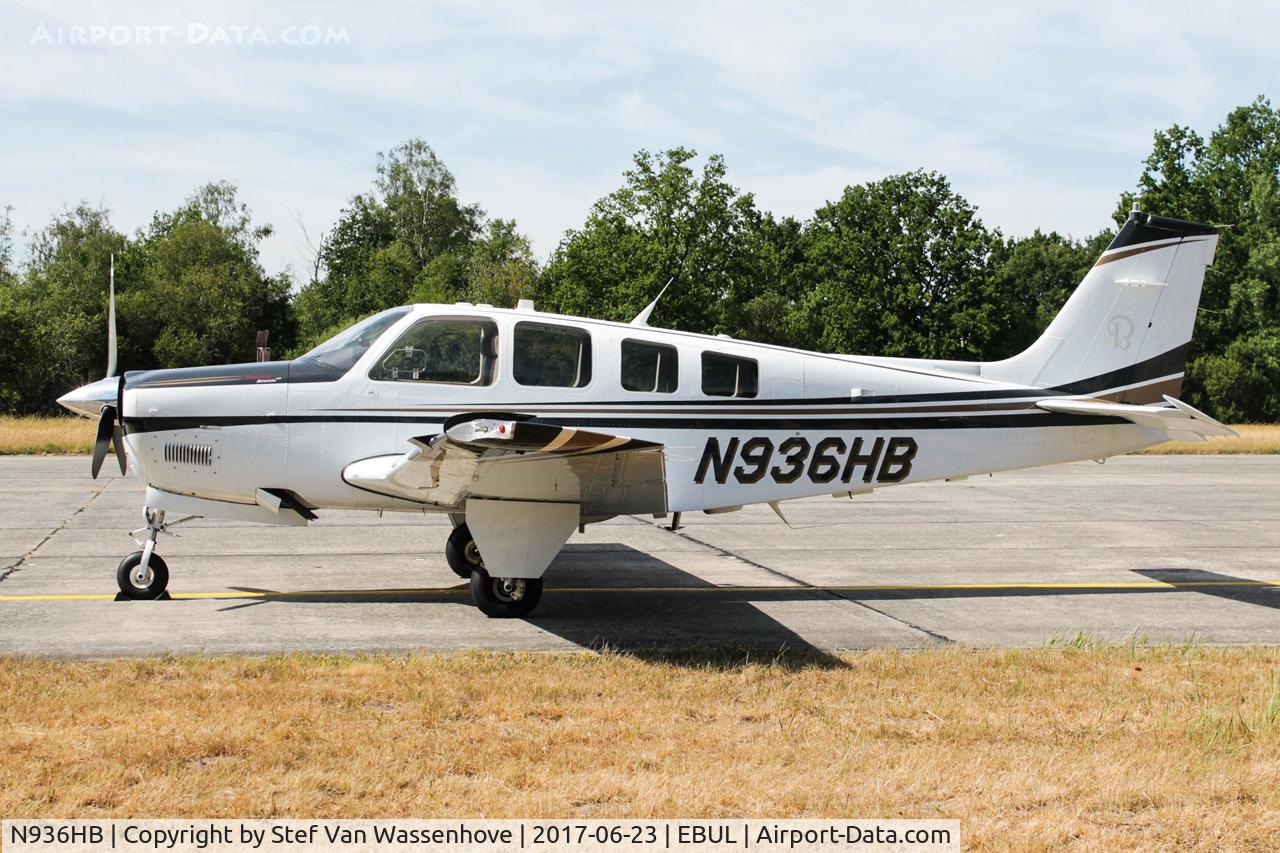 N936HB, Hawker Beechcraft Corp G36 Bonanza C/N E-3908, Ursel Avia 2017